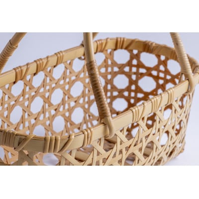 白竹八つ目編みバッグ【山下工芸】【別府竹製品】
