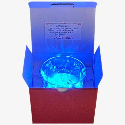 光るグラスBacada!　1個(ギフトBOX付)