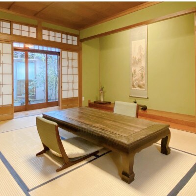 【個室食、飲み放題、貸切温泉】別府温泉 割烹旅館ゆめさき1泊2食付きペア宿泊券「椿」