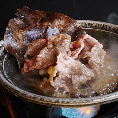 「世界農業遺産認定!」黒毛牛の但馬牛すき焼・しゃぶしゃぶ用　(もも300g・バラ200g)