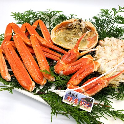 松葉ガニの本場よりプロ茹で松葉ガニ(冷凍)　1枚　約1kg
