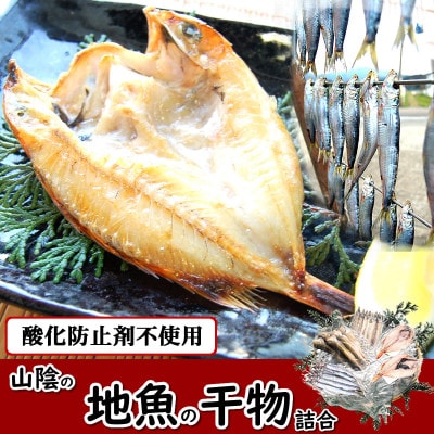 山陰のお魚干物詰め合わせ　地物　天然　酸化防止剤未使用