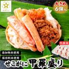 職人こだわりのせこがに甲羅盛り　大きめサイズ　化粧箱6個入　個包装　高鮮度3D凍結