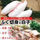 鮮度・美味しさ抜群　たっぷり白子楽しめます!ふぐ詰合せ(切身、白子、皮)