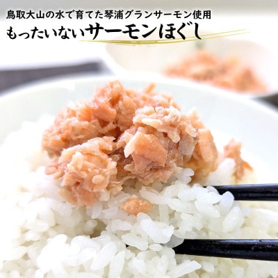 もったいないサーモンほぐし身 2本 国産 鳥取琴浦グランサーモン 無添加 無投薬養殖で安心 訳あり