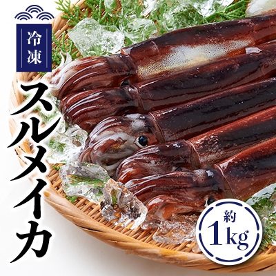冷凍スルメイカ　約1kg入