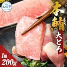 本マグロ 大トロ 200g 柵 お刺身やマグロ丼にも!
