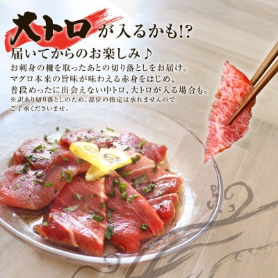 訳あり本鮪　端材切り落し　200g【No.5635442】
