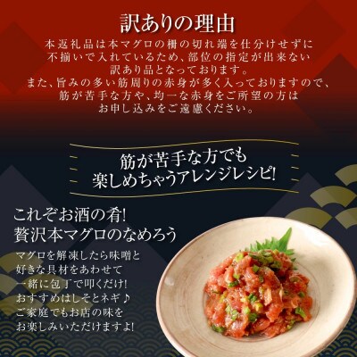 訳あり本鮪　端材切り落し　100g【No.5635449】