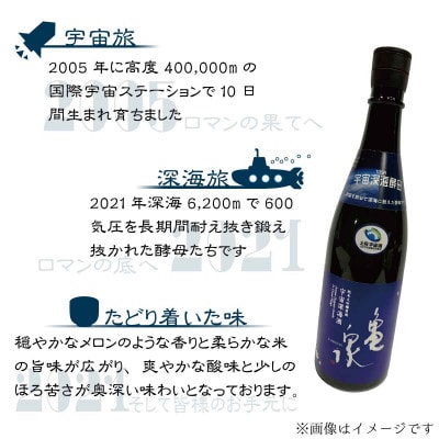 純米大吟醸原酒 宇宙深海酒 720ml(火入)