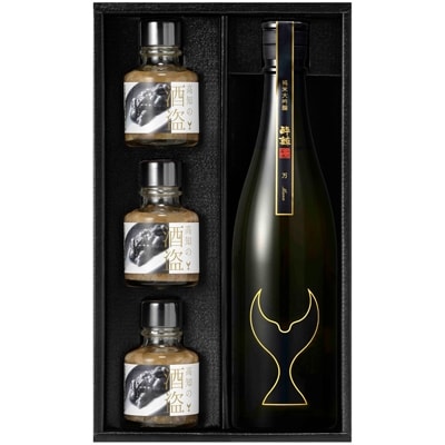 酒盗セット 酔鯨 純米大吟醸 万(Mann)720ml+鰹の塩辛×3