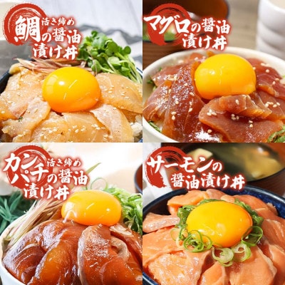 【訳あり】海鮮漬け丼 4種×2袋セット