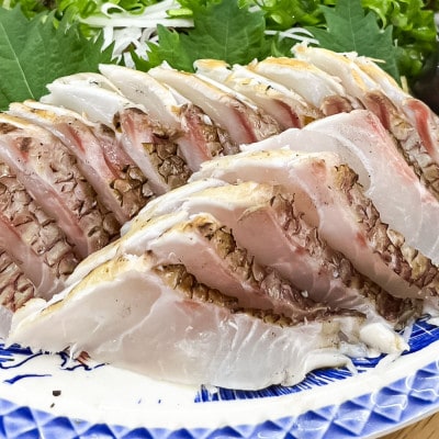 「さとふる限定」藁香る!生カツオ&真鯛の紅白タタキセット!