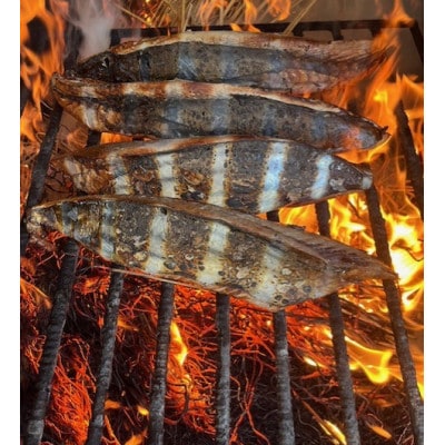 生鰹の藁焼き大満足セット(タレ・薬味付き)