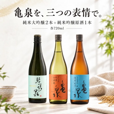 日本酒 3本 飲み比べセット 純米大吟醸 碧龍泉&兵庫山田錦　純米吟醸 高育63号 各720ml