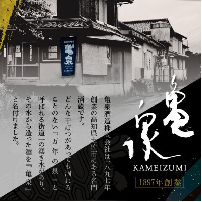 【発送月固定定期便】純米吟醸生原酒CEL-241800ml(1.8L) 亀泉酒造の甘口な日本酒全7回