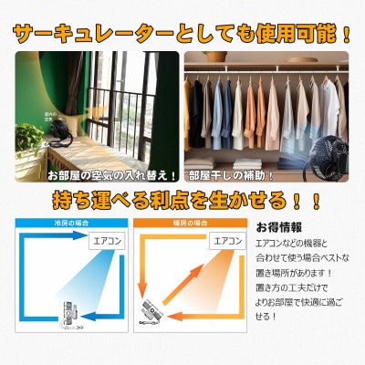 マッチングファンV18 20W 扇風機 LEDライト付き マキタバッテリーが使える YC-B12F