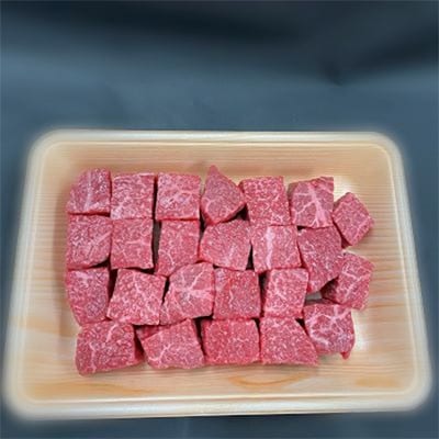 2022年12月発送開始『定期便』老舗の佐賀牛サイコロステーキ400g　全12回