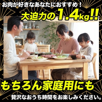 艶さし!【A4～A5】佐賀牛 4種 詰め合わせ セット 1.4kg(多久市)