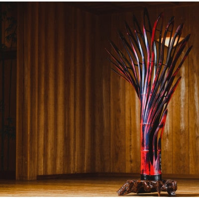 【世界初　竹アート・オブジェ】 万華鏡