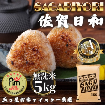 令和7年産【無洗米】さがびより5kg(多久市)