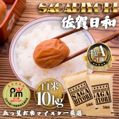 令和7年産 さがびより白米10kg(5kg×2袋)(多久市)