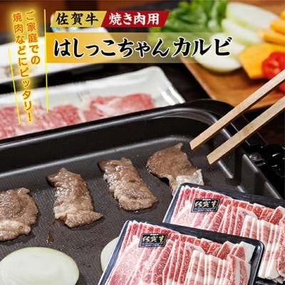 【訳あり】 佐賀牛焼き肉用はしっこちゃんカルビ 500g×2パック 計1kg(b-293)(多久市)