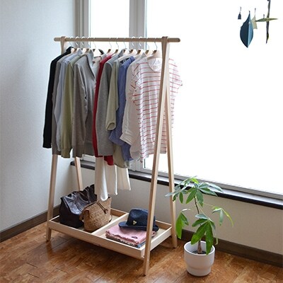 旭川家具 cosine ドレスラック(ワイド) ナラ