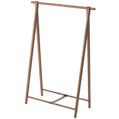 旭川家具　cosine　ドレスラック(ワイド)とトレーとフックのセット　ウォルナット_00344