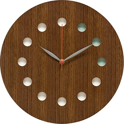 旭川家具　cosine　掛け時計(カラー)　ウォルナット_00328