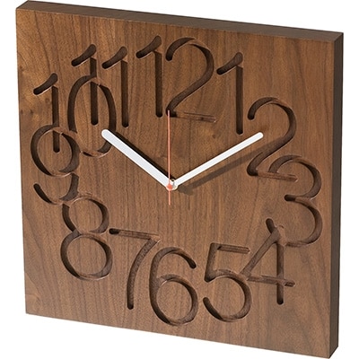 旭川家具　cosine　MUKU時計(大)　ウォルナット_00336
