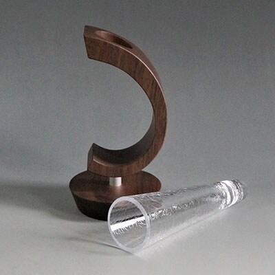 【木Glass(きぐらす)】一輪挿し　丸台_00594