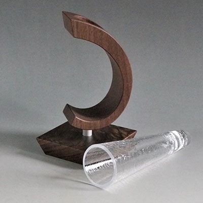 【木Glass(きぐらす)】一輪挿し　角台_00595