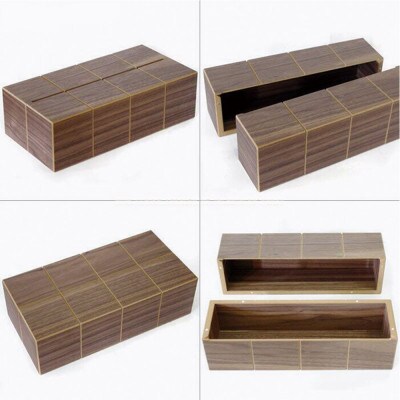 ササキ工芸のグリッツ BOXティッシュケース ウォルナット【旭川クラフト(木製品)】_00290