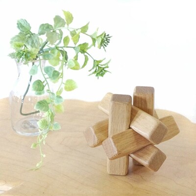 旭川クラフト 木製立体パズル 組木 6本組 ナラ ササキ工芸 お礼品詳細 ふるさと納税なら さとふる