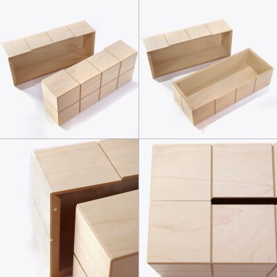 【旭川クラフト】ササキ工芸の厚型対応・木製グリッツ BOXティッシュケース メープル_01685