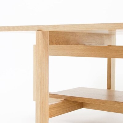 旭川家具 山室家具製作所 LINEA(リネア) No.508 センターテーブル ナラ_00524