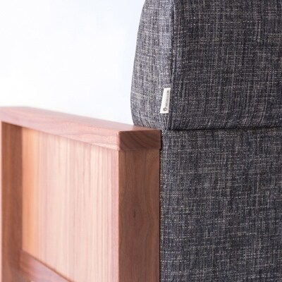 旭川家具 MUKU工房オリジナル MKソファ 170 ウォールナット_01005