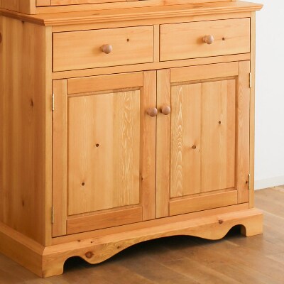 旭川家具NORTHPINEノースパインTRADトラッドカップボードレギュラー2ドア_01033