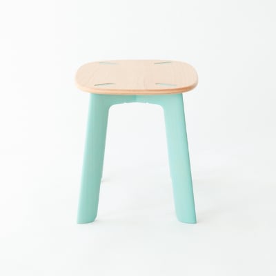 旭川家具 いさみや pon(ポン) Bambi Table(バンビテーブル) ソーダ色_01121