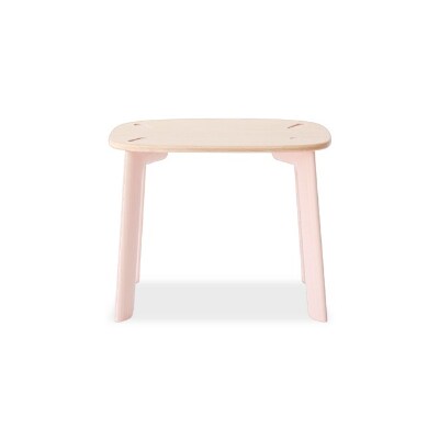 旭川家具 いさみや pon(ポン) Bambi Table(バンビテーブル) ピンク色_01122