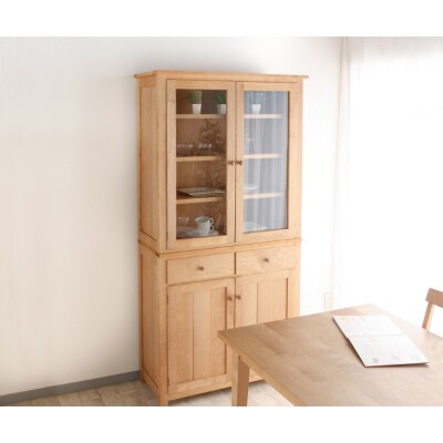 旭川家具 山岡木材工業 SALLY(サリー) カップボード_01361