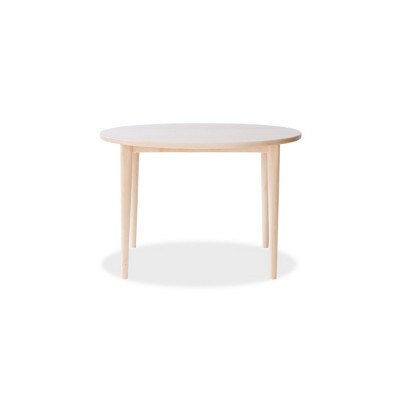 旭川家具 MUKU工房オリジナル MUKUムク丸型ダイニングテーブル 110 メープル_01632