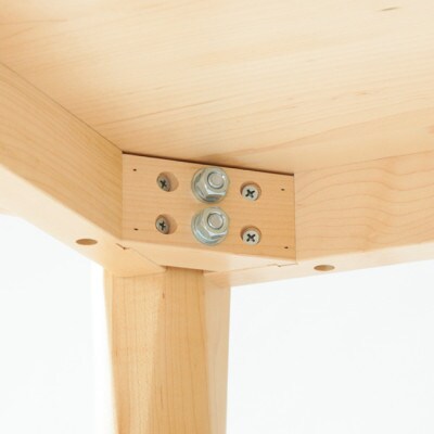 旭川家具 MUKU工房オリジナル MUKUムク丸型ダイニングテーブル 110 メープル_01632