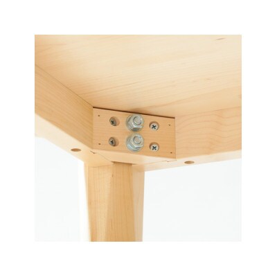 旭川家具 MUKU工房オリジナル MUKU(ムク)丸型ダイニングテーブル 90 メープル_01636