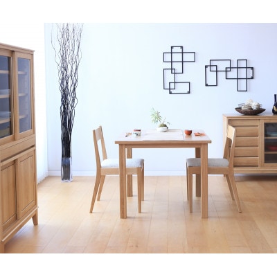 旭川家具 MUKU工房オリジナル MUKU(ムク)カフェテーブル ナラ_01639