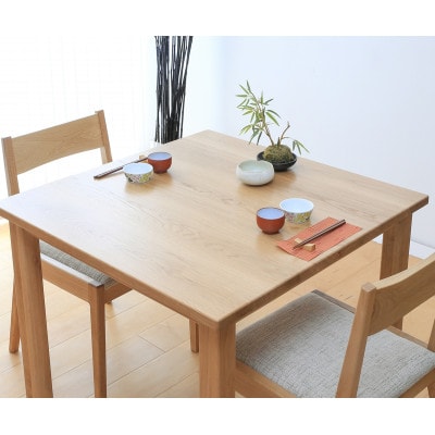旭川家具 MUKU工房オリジナル MUKU(ムク)カフェテーブル ナラ_01639