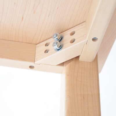 旭川家具 MUKU工房オリジナル MUKU(ムク)カフェテーブル メープル_01640