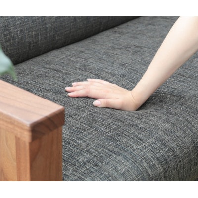 旭川家具 MUKU工房オリジナル MKソファ 180 ウォールナット_01646