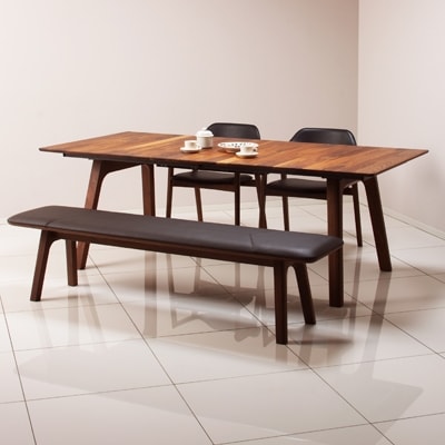 旭川家具 カンディハウス TEN フラットベンチ180 ウォルナットCW/MG-CGY_00974